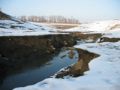 Stausee im Winter