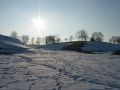 Stausee im Winter