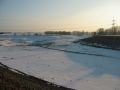 Stausee im Winter